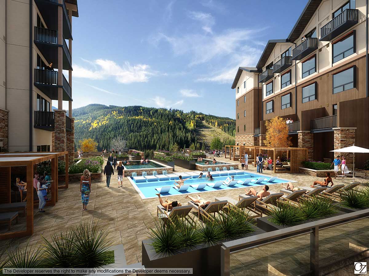 Kindred Pool Summer View Kindred Pool Summer View