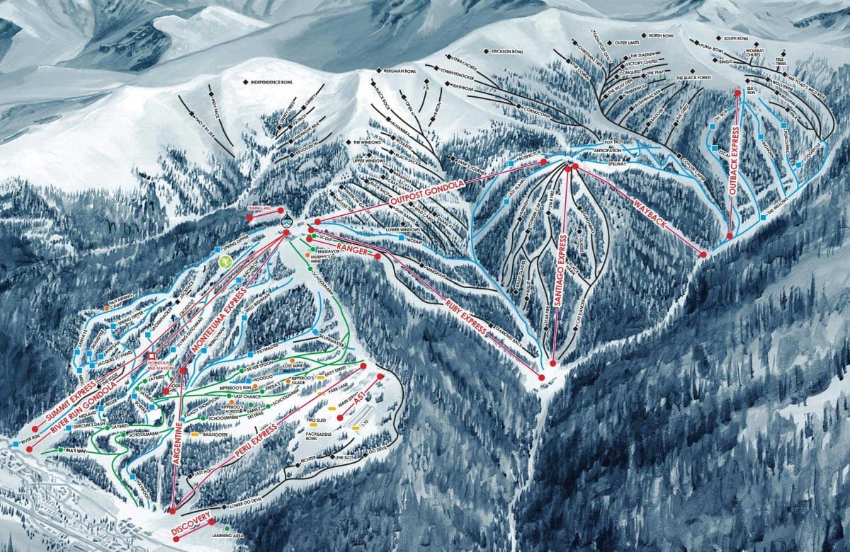 keystone trail map