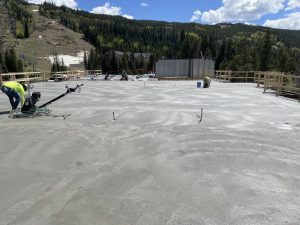 Concrete pour