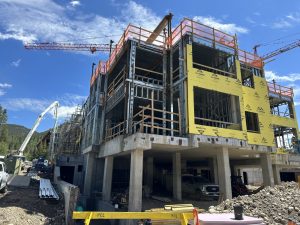 July 20 Construction progress of Kindred Resort