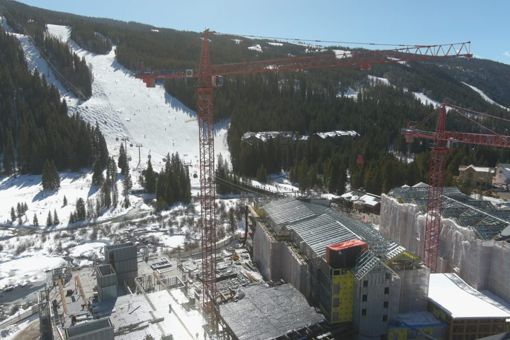 Kindred Resort construction progress. Feb. 2024