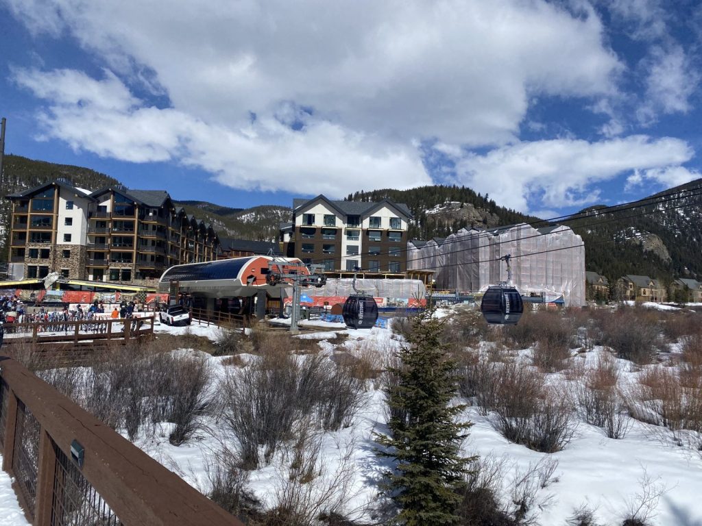 Kindred construction. March 2025 from Skier Bridge