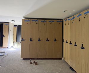 Lockers installed. Oct. 2025 2 Lockers installed. Oct. 2025 2